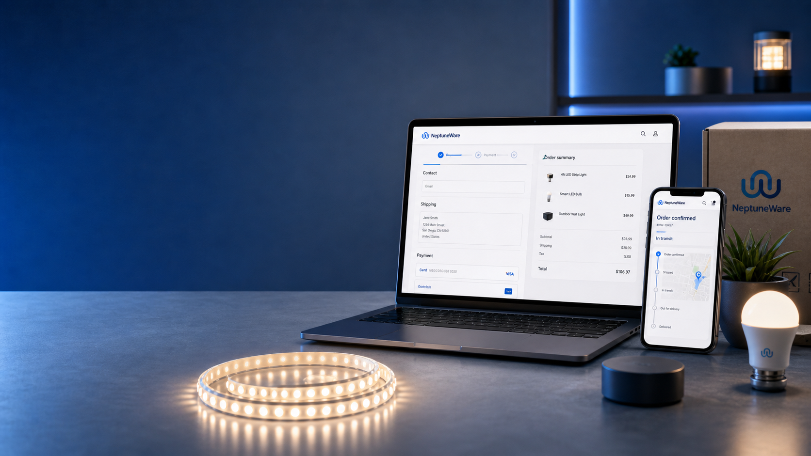 Secure checkout, easy ordering, clear updates